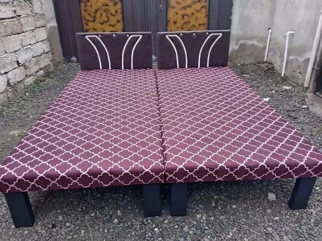 Taxta çarpayı, Gümüşü rəng - Tenderyard