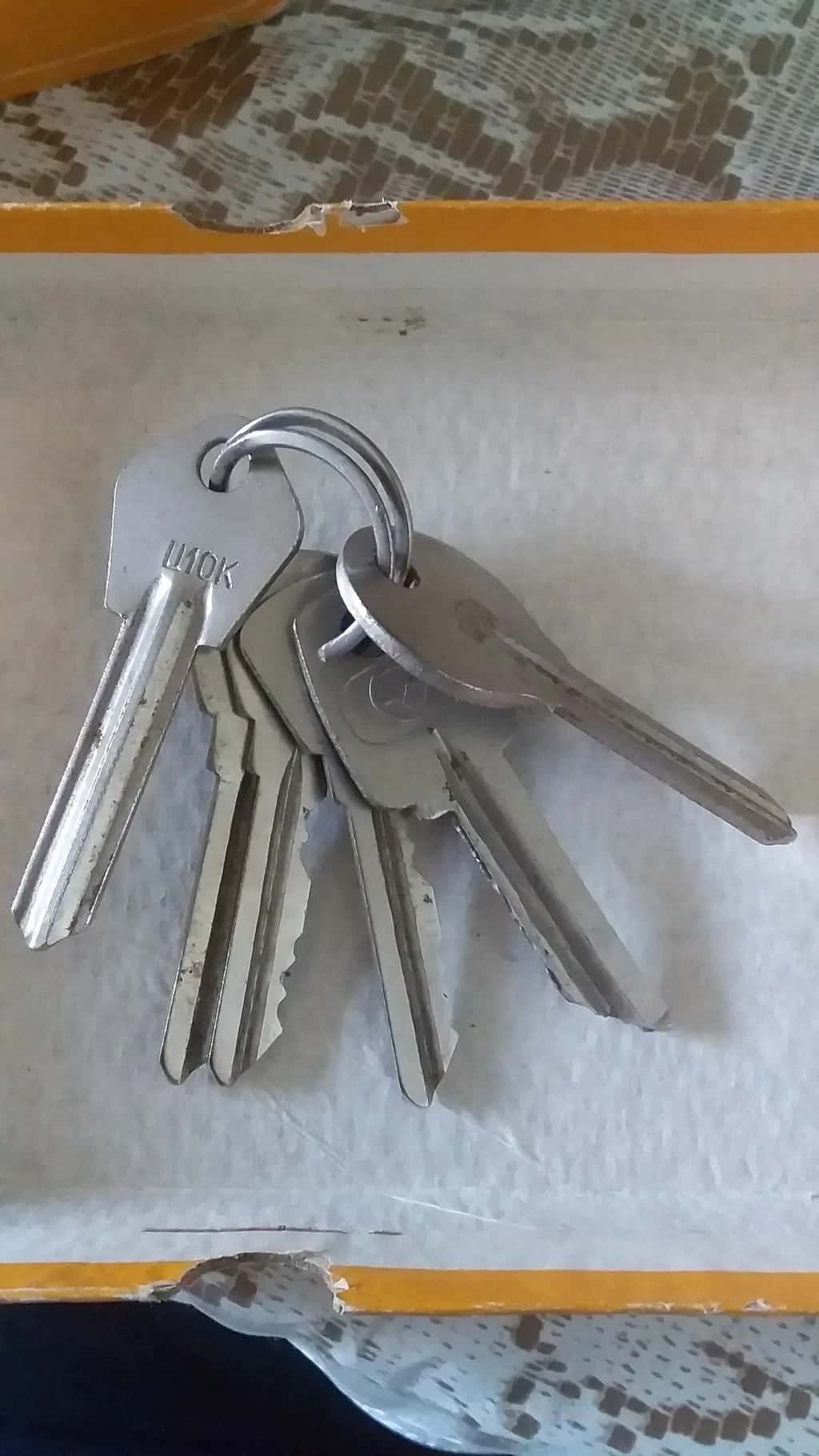 Metal door key set - Tenderyard