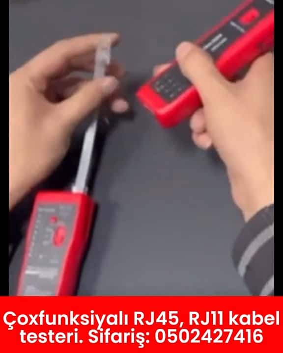 Multifunctional RJ45, RJ11 cable tester - Tenderyard