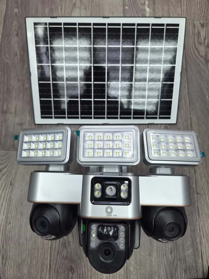 4G Solar PTZ Camera, 12MP 4K, Wireless, Solar Powered - Tenderyard