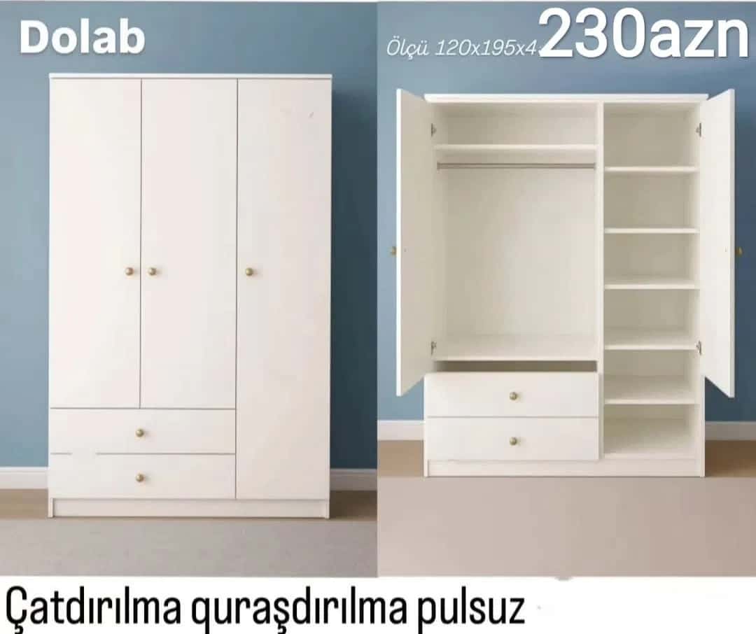 3 qapılı dolab - Tenderyard