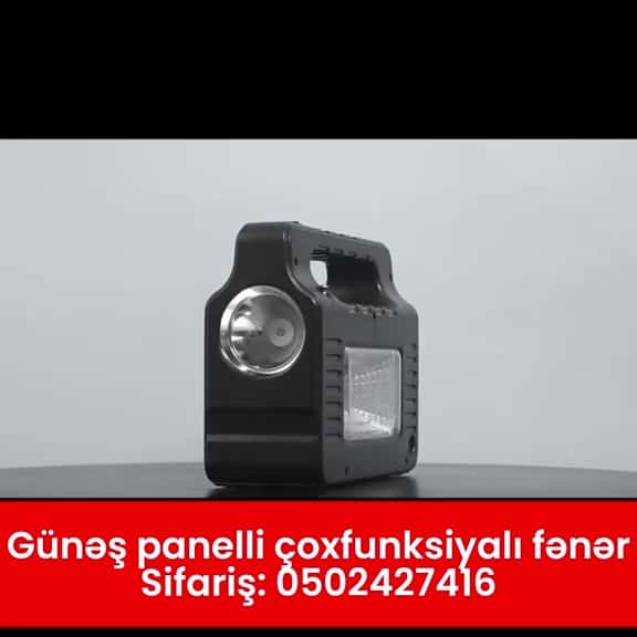 Multifunctional solar-powered flashlight - Tenderyard