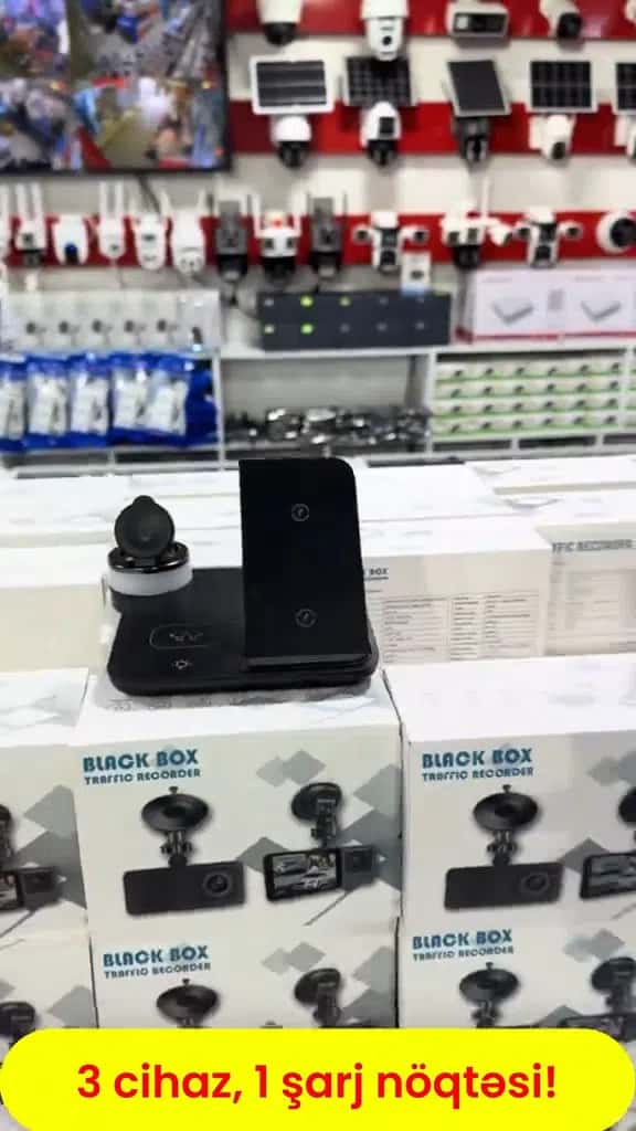 3-in-1 wireless charging stand, fast charging station - Tenderyard
