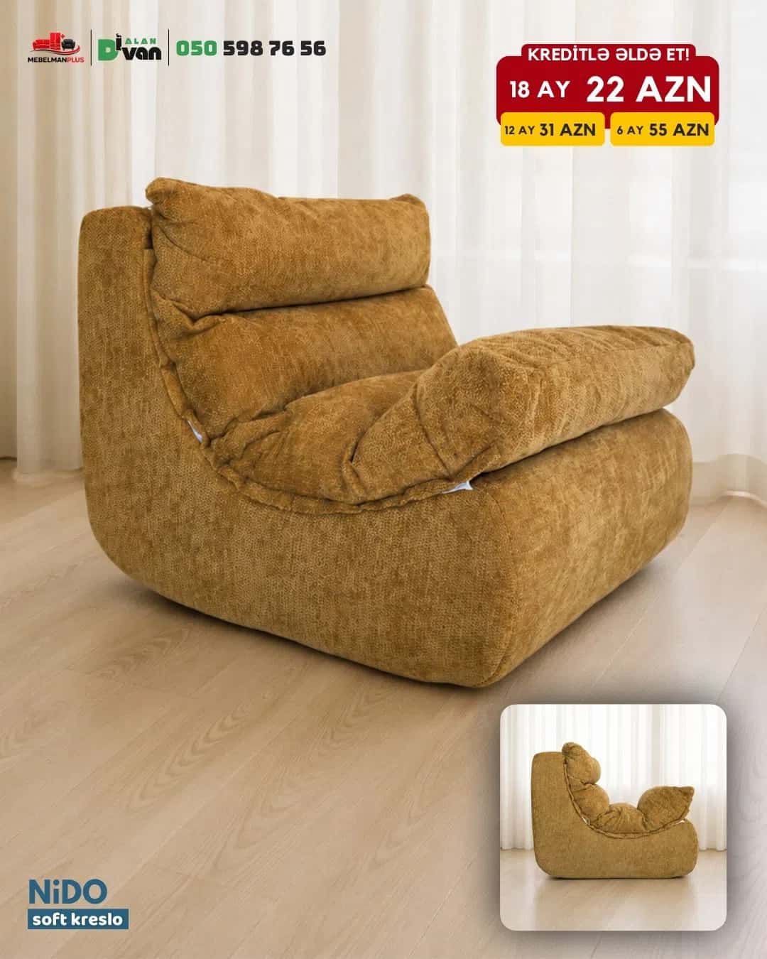 Armchair, Mixed color - Tenderyard
