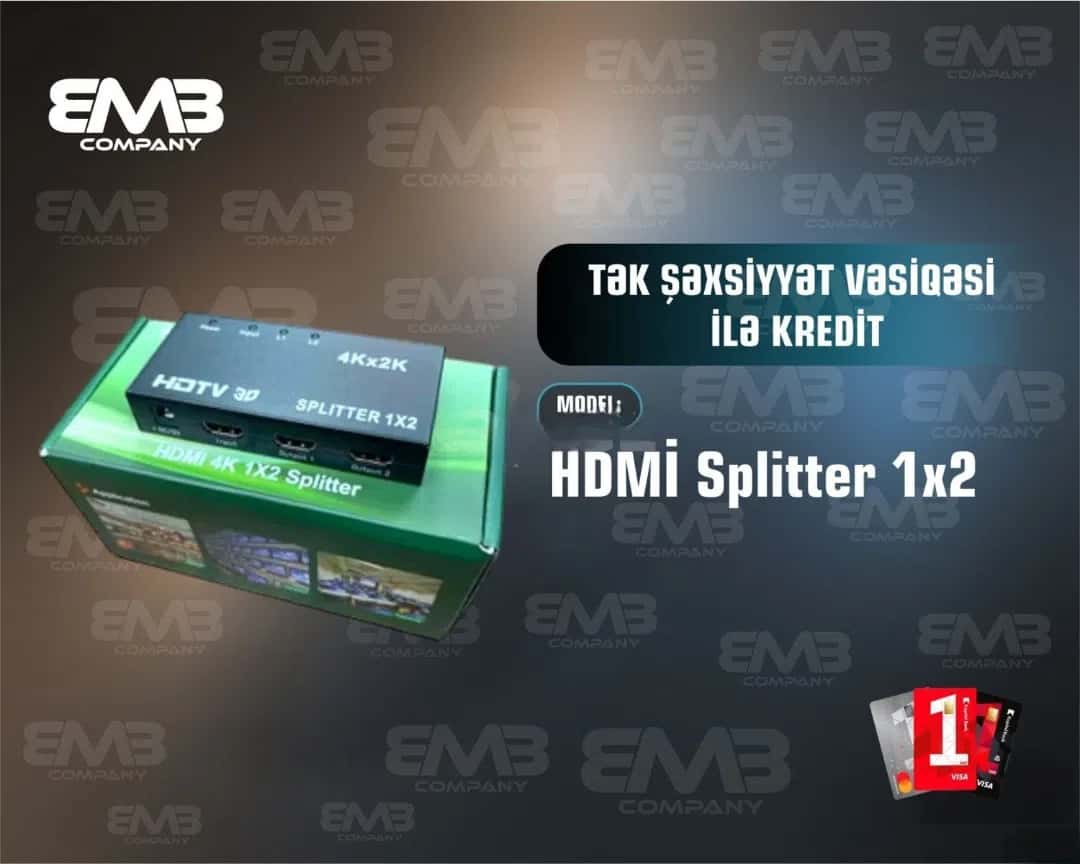HDMI Splitter 1x2 (Разветвитель видеосигнала) - Tenderyard