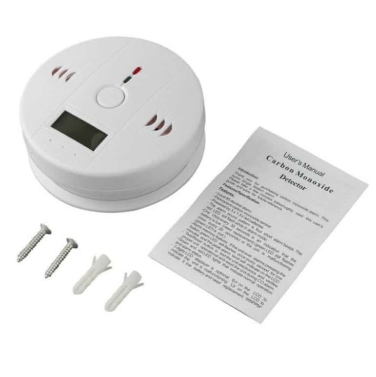 Carbon monoxide leak detector, with LCD screen, 85 dB alarm - Tenderyard