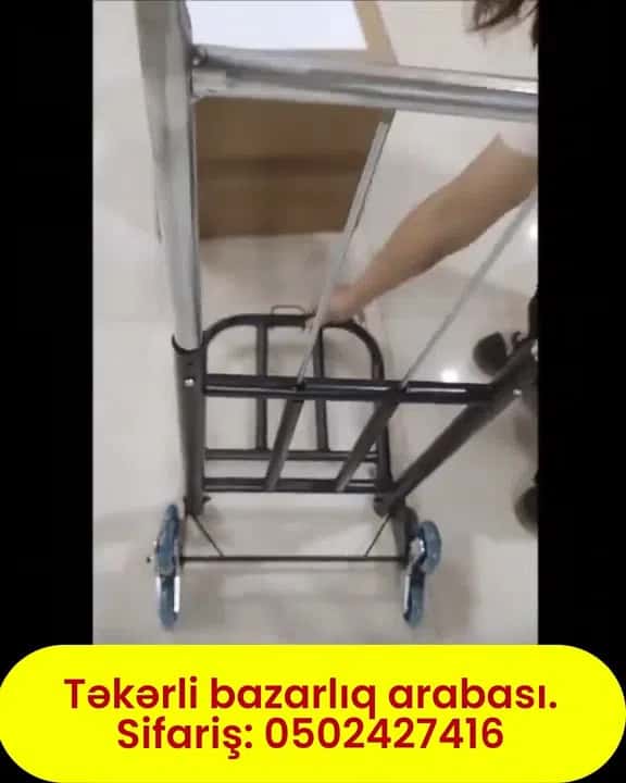 Stair-climbing three-wheeled shopping trolley - Tenderyard