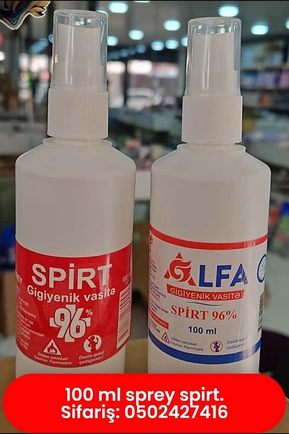 100 ml spray alcohol - Tenderyard