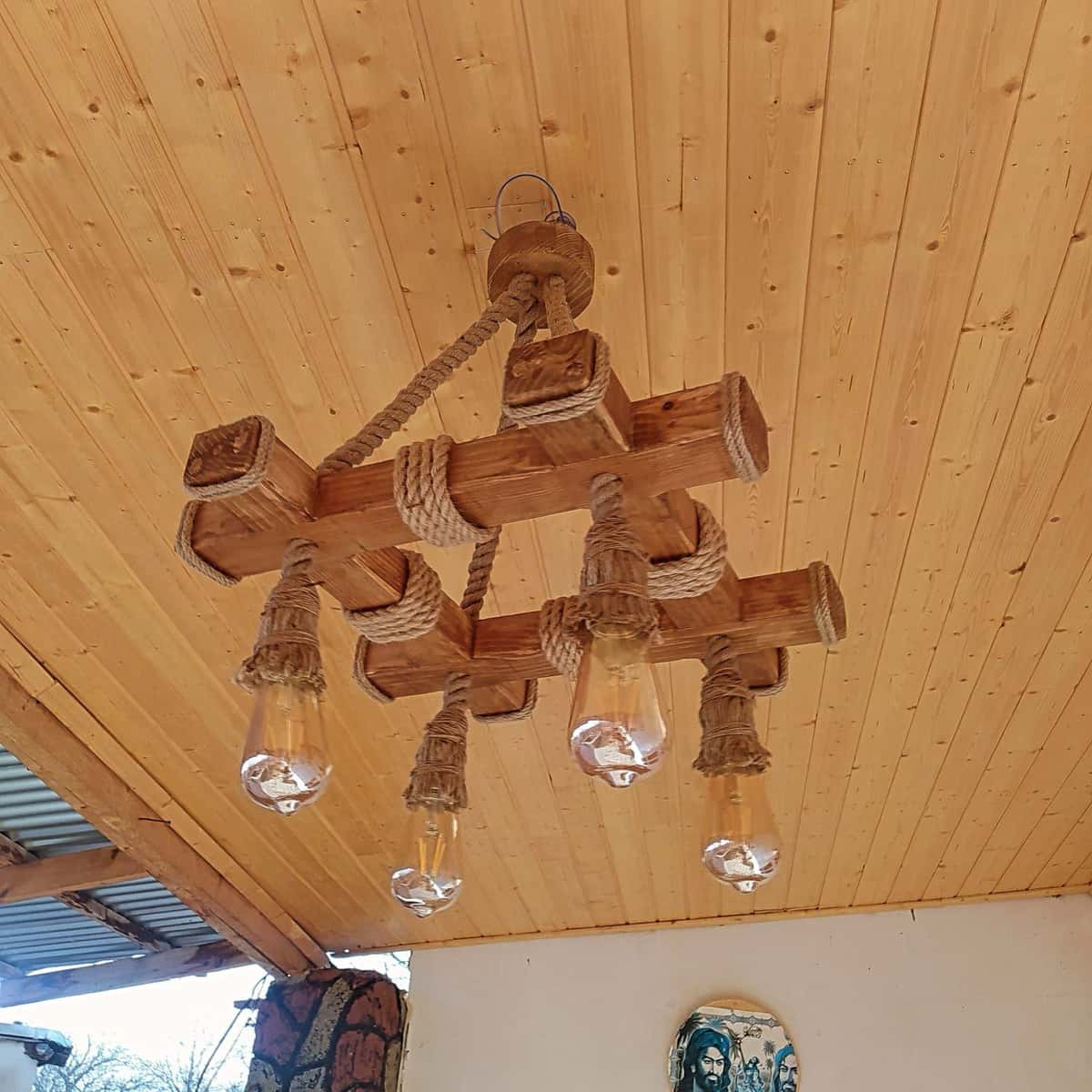 Chandelier Brown color - Tenderyard