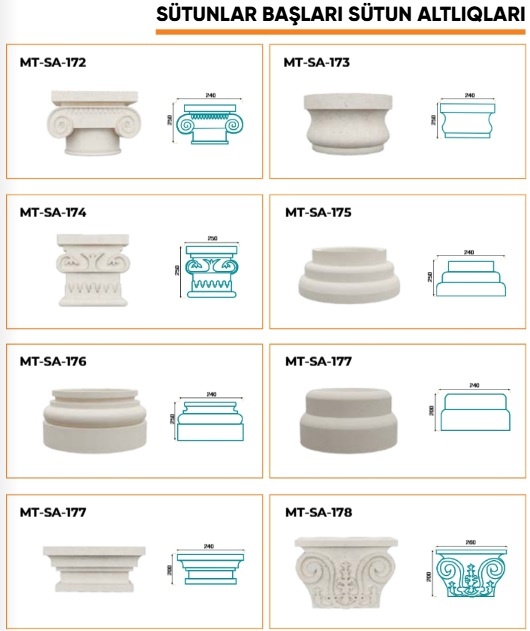 EPS column capitals and bases - Tenderyard