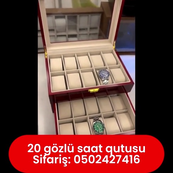 20 gözlü saat qutusu - Tenderyard