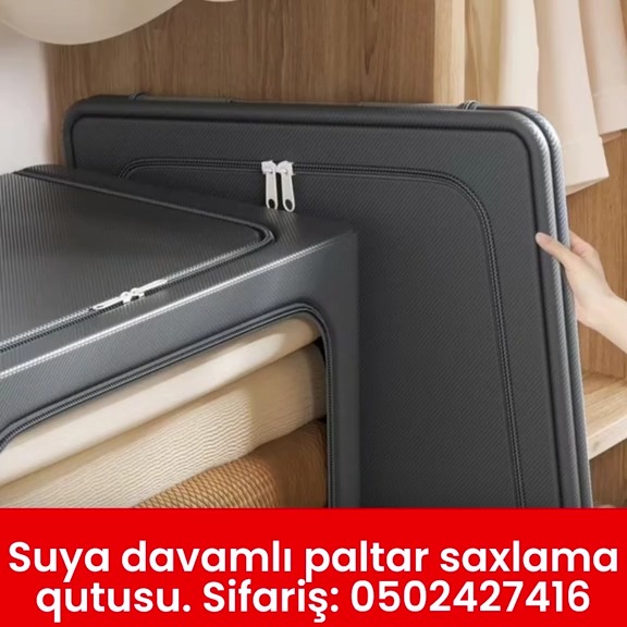 Suya davamlı paltar saxlama qutu-orqanayzerləri - Tenderyard