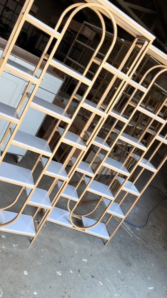 Iron material shelf, White color - Tenderyard