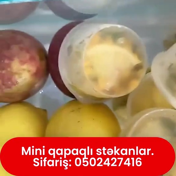 Qapaqlı mini plastik stəkanlar - Tenderyard