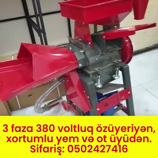 3-phase, 380-volt self-propelled feed and grass grinder - Tenderyard
