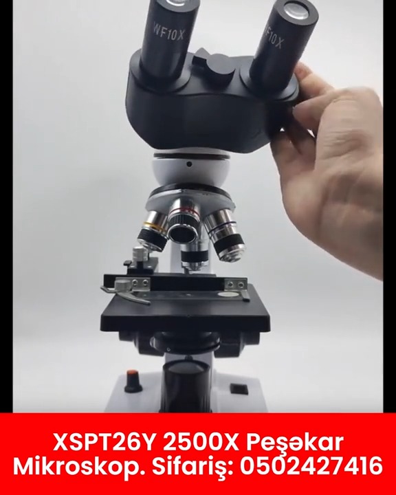 Профессиональный микроскоп XSPT26Y 2500X - Tenderyard