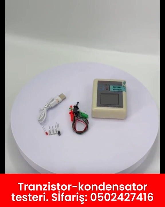 Digital transistor and capacitor tester - Tenderyard