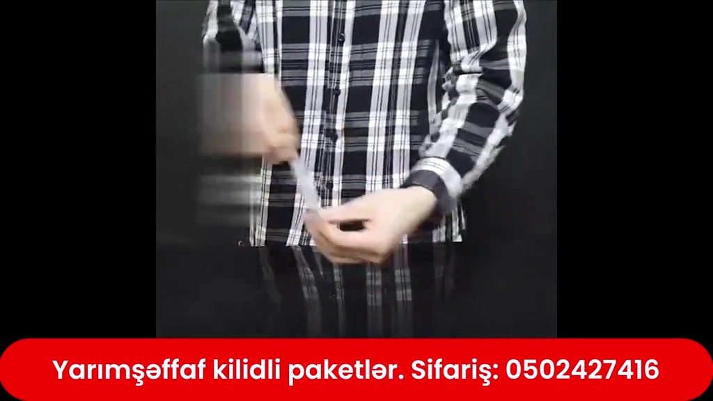 Yarımşəffaf kilidli paketlər (Ziplock qablaşdırma torbaları) - Tenderyard