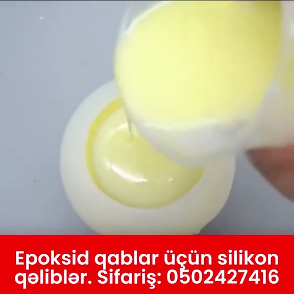 Epoksid qablar üçün silikon qəliblər - Tenderyard