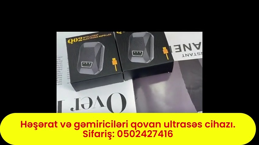 Ultrasəs həşərat və gəmirici qovucu cihaz - Tenderyard