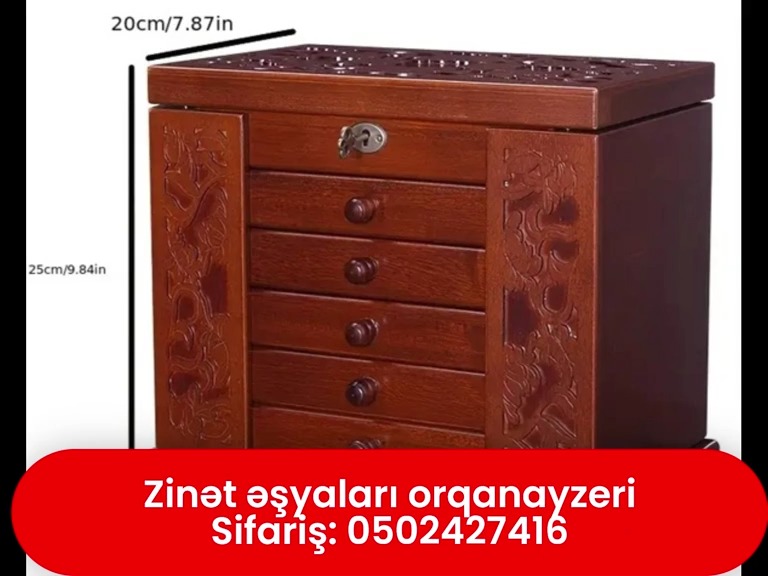 Zinət əşyaları orqanayzeri - Tenderyard
