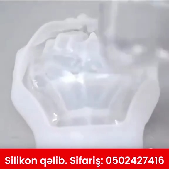 Epoksitdən əl düzəltmək üçün silikon qəlib - Tenderyard