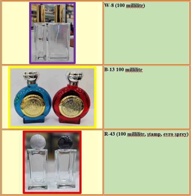 100 ml perfume bottles - Tenderyard