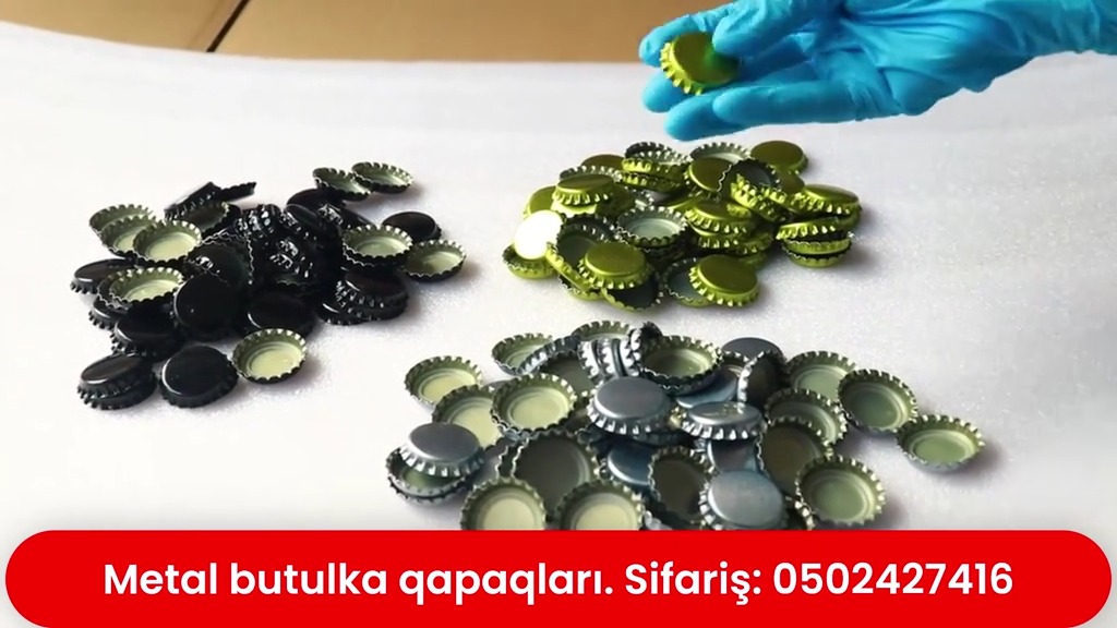Pivə-limonad butulkaları üçün metal qapaqlar - Tenderyard