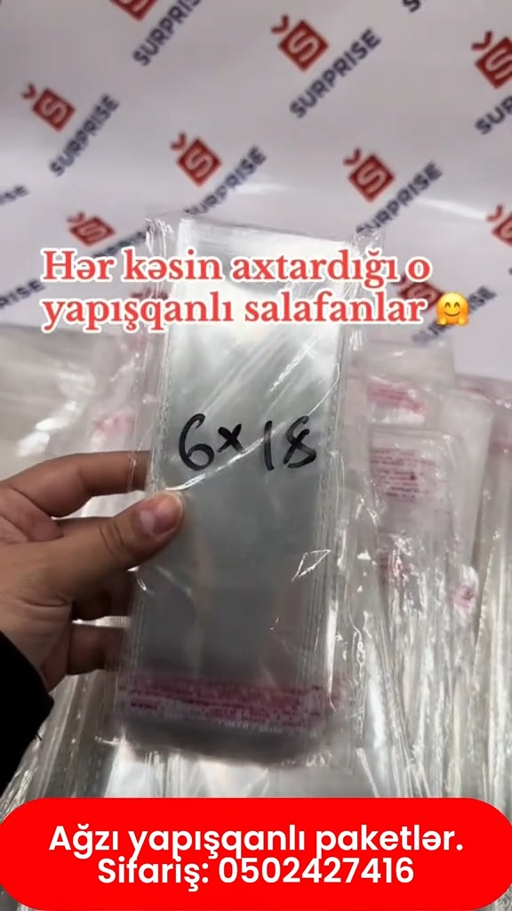 Ağzı yapışqanlı paketlər - Tenderyard