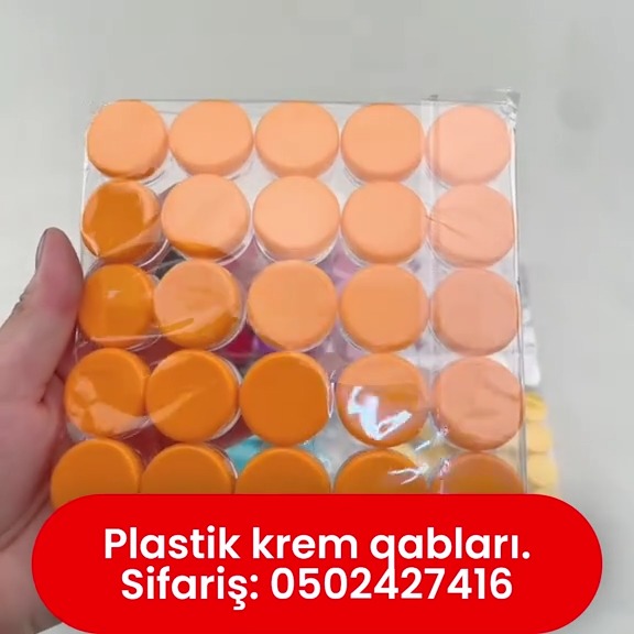 Plastik krem qabları - Tenderyard