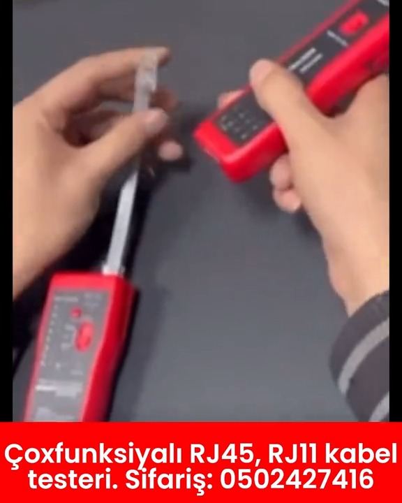 Multifunctional RJ45, RJ11 cable tester - Tenderyard