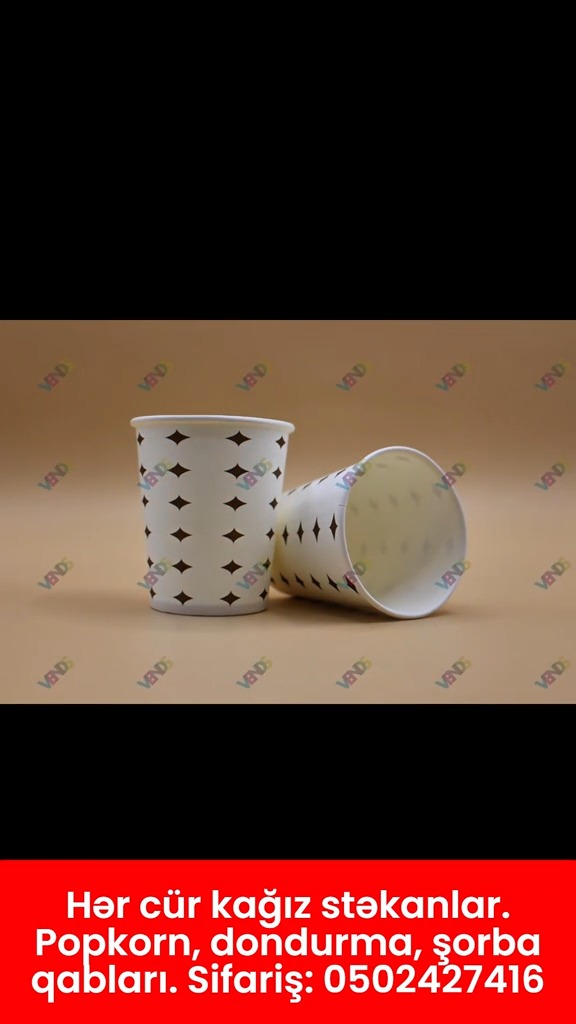 Hər cür kağız stəkanlar, popkorn, dondurma və şorba qabları - Tenderyard