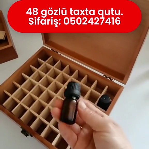 48 gözlü taxta qutu - Tenderyard