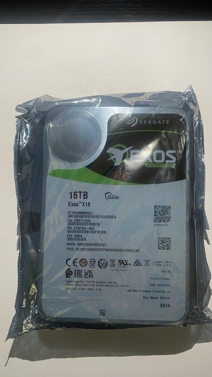 Seagate Exos X18 16TB HDD - Tenderyard