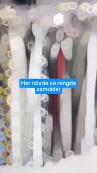 Tikiş üçün müxtəlif ölçü və rəngdə fermuarlar — şəkil 27