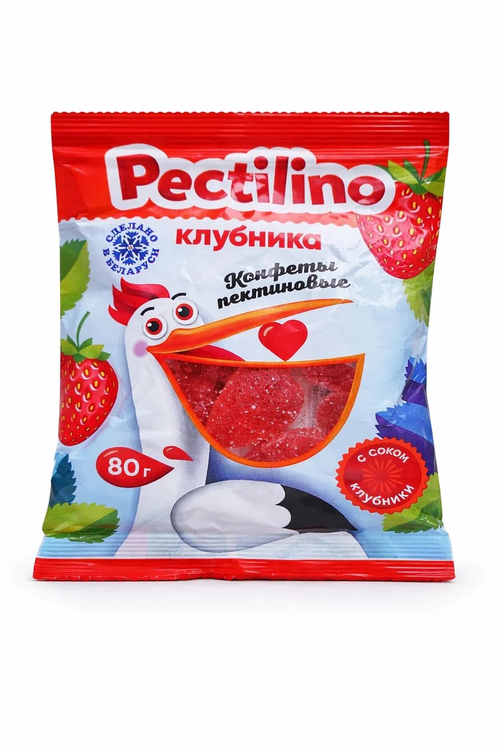 Pectilino Çiyələkli Marmelad, 80 q