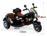 Uşaq elektromotosikleti 2 nəfərlik lyulkali premium model — şəkil 9