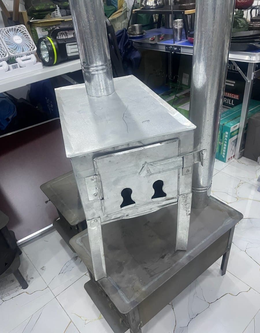 Piknik üçün Portativ Odun Sobası