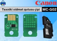 Canon MC-G02 Printer Atqı Qutusu Çipi — şəkil 1