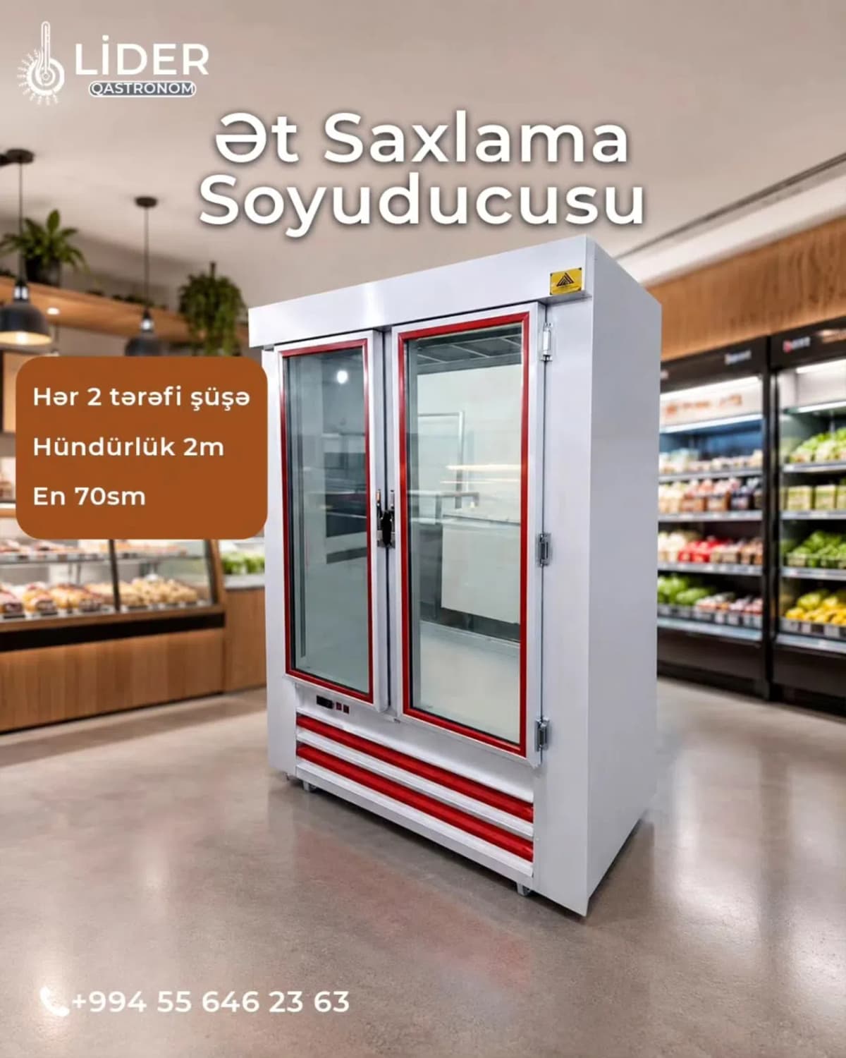 Peşəkar Ət Saxlama Soyuducusu