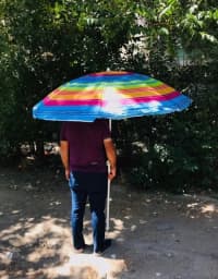 Bağ çətiri Dairəvi, Qarışıq rəng — şəkil 1