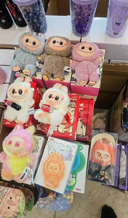 Labubu yumşaq oyuncaqları