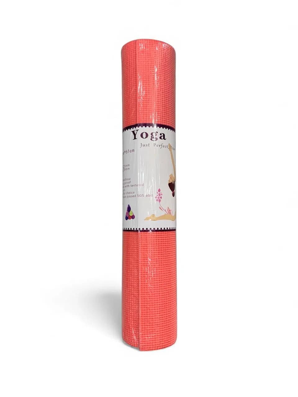 Yoqa matı 173x61 sm, 0.8 mm, narıncı