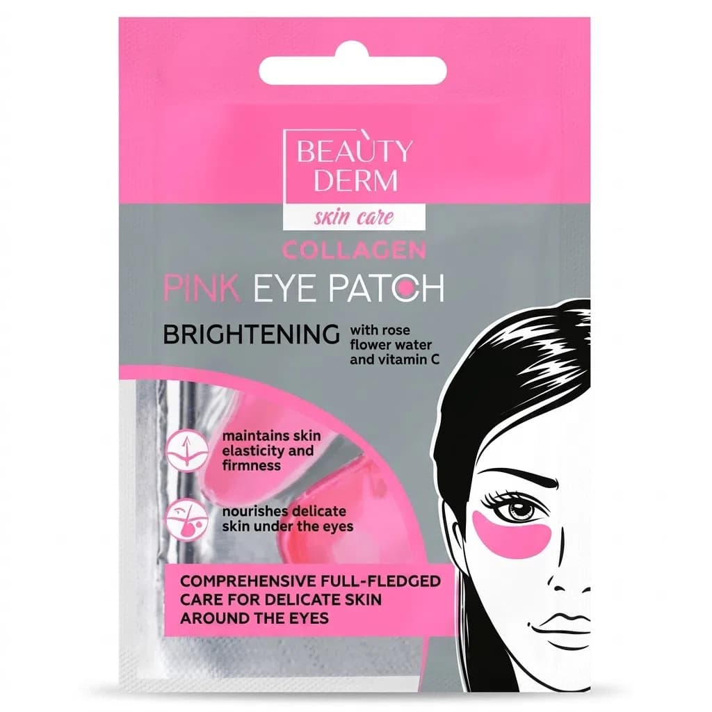 Beautyderm Collagen Pink Göz Altı Patçları, 2 ədəd