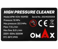 Omax Yüksək Təzyiqli Yuyucu 3200 Vt, 225 Bar — şəkil 5
