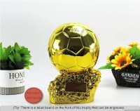 Qızılı Futbol Topu Suvenir Kuboku — şəkil 3