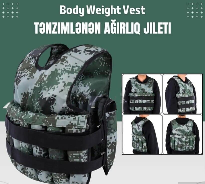 Tənzimlənən Ağırlıq Jileti (Weight Vest)