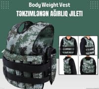 Tənzimlənən Ağırlıq Jileti (Weight Vest) — şəkil 1