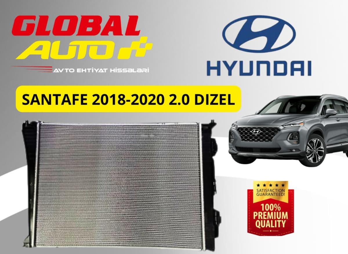 Su radiatoru Hyundai Santa Fe 2018-2020 2.0 dizel