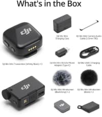 Simsiz mikrofon sistemi DJI Mic Mini (2TX + 1RX + Case) — şəkil 8